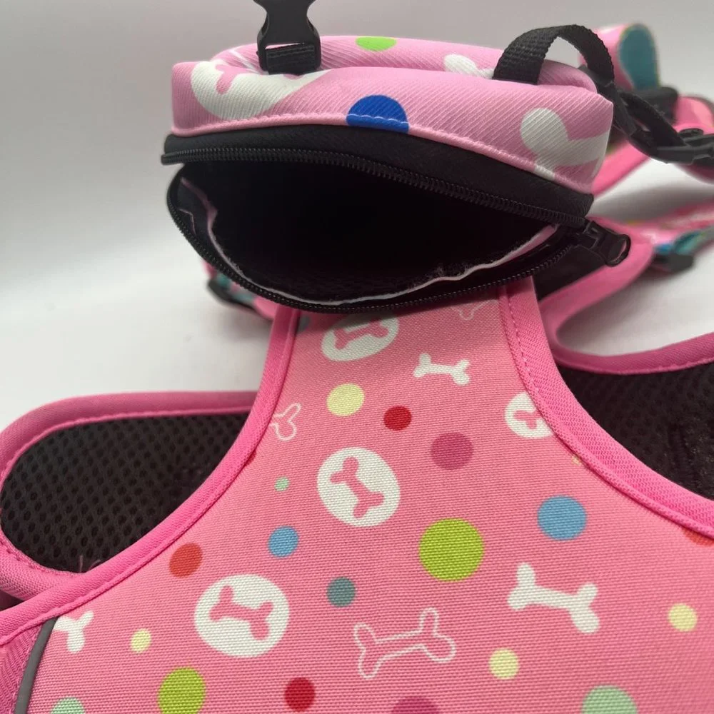 No Pull Dog Harness With Pouch XL Pink Midepot Adjustable NWOT
